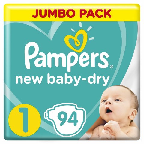 Подгузники Pampers New Baby-Dry 1 2-5кг 94шт Подгузники Pampers New Baby-Dry 1 2-5кг 94шт