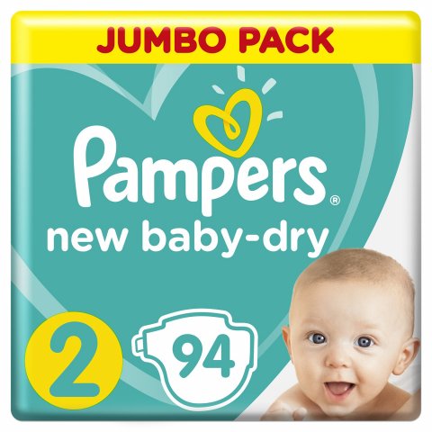 Подгузники Pampers New Baby-Dry 2 4-8кг 94шт Подгузники Pampers New Baby-Dry 2 4-8кг 94шт
