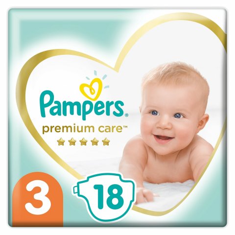 Подгузники Pampers Premium Care 3 6-10кг 18шт Подгузники Pampers Premium Care 3 6-10кг 18шт