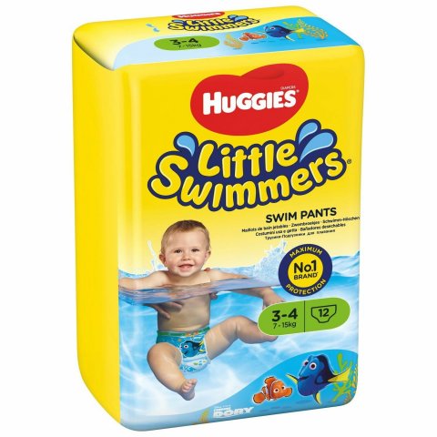 Подгузники-трусики для плавания Huggies Little Swimmers 3-4 7-15кг 12шт Подгузники-трусики для плавания Huggies Little Swimmers 3-4 7-15кг 12шт