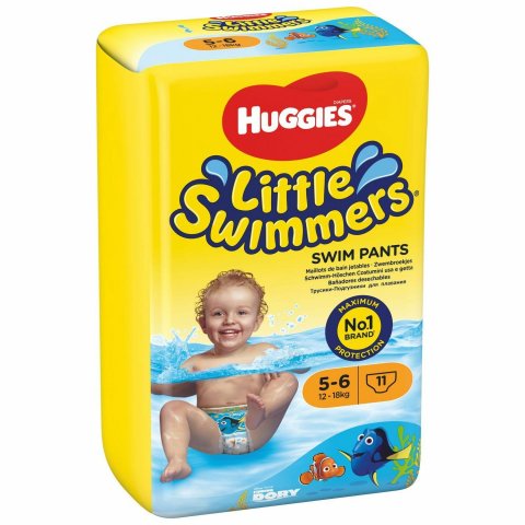 Подгузники-трусики для плавания Huggies Little Swimmers 5-6 12-18кг 11шт Подгузники-трусики для плавания Huggies Little Swimmers 5-6 12-18кг 11шт