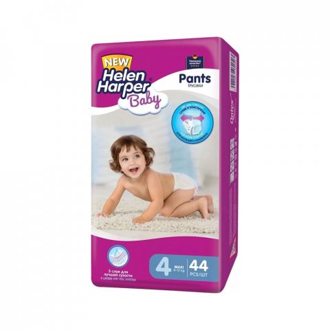 Подгузники-трусики Helen Harper Pants Maxi 4 (8-13 кг) с индикатором наполнения 44 шт Подгузники-трусики Helen Harper Pants Maxi 4 (8-13 кг) с индикатором наполнения 44 шт