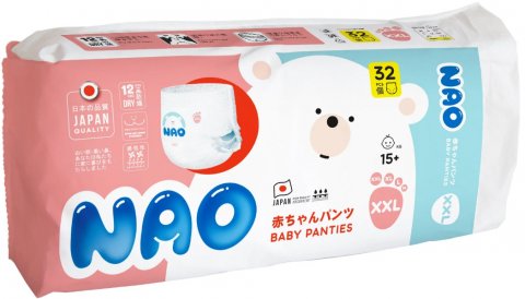 Подгузники-трусики NAO ХХL (15+ кг) 32 шт