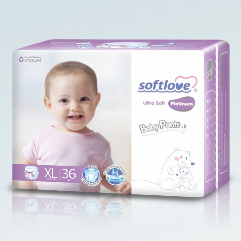 Подгузники-трусики Softlove детские размер XL 12-17кг 36шт Softlove Подгузники-трусики Softlove детские размер XL 12-17кг 36шт Softlove