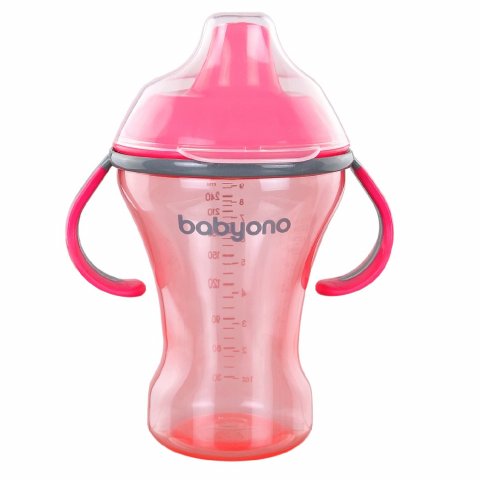 Поильник непроливайка Babyono NATURAL NURSING 260 мл Розовый 1457 Поильник непроливайка Babyono NATURAL NURSING 260 мл Розовый 1457