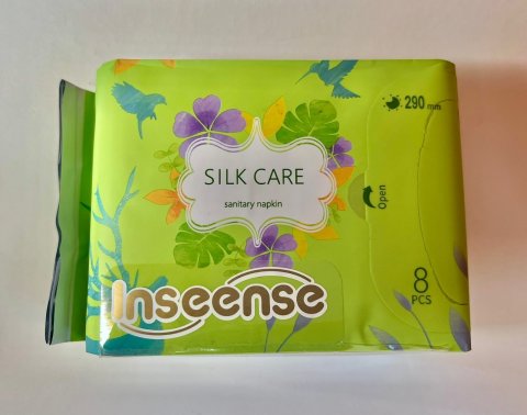 Прокладки женские гигиенические NSEENSE Silk Care ночные 290 мм 8 шт. Прокладки женские гигиенические NSEENSE Silk Care ночные 290 мм 8 шт.