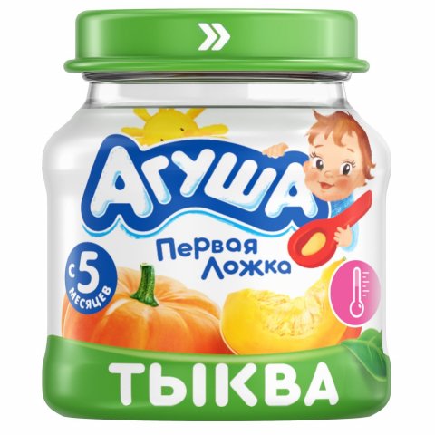 Пюре Агуша тыква 80г с 5 месяцев Пюре Агуша тыква 80г с 5 месяцев