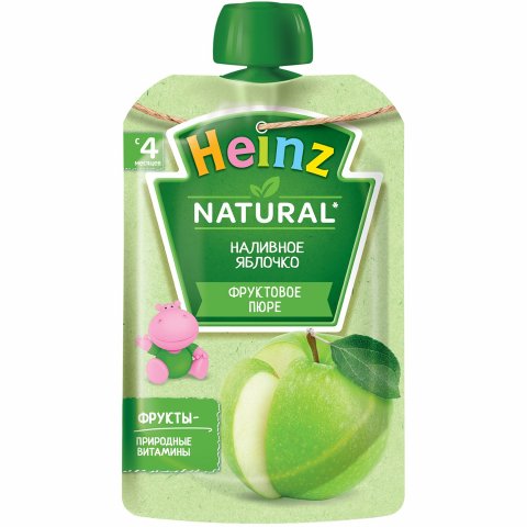Пюре Heinz Наливное яблочко пауч 100г с 4 месяцев Пюре Heinz Наливное яблочко пауч 100г с 4 месяцев