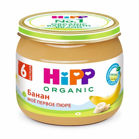 Пюре Hipp Мое первое пюре банан 6 месяцев 80г Пюре Hipp Мое первое пюре банан 6 месяцев 80г