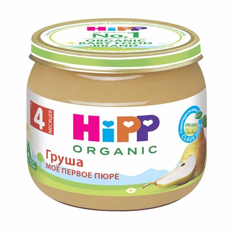 Пюре Hipp Мое первое пюре груша 80г с 4 месяцев Пюре Hipp Мое первое пюре груша 80г с 4 месяцев