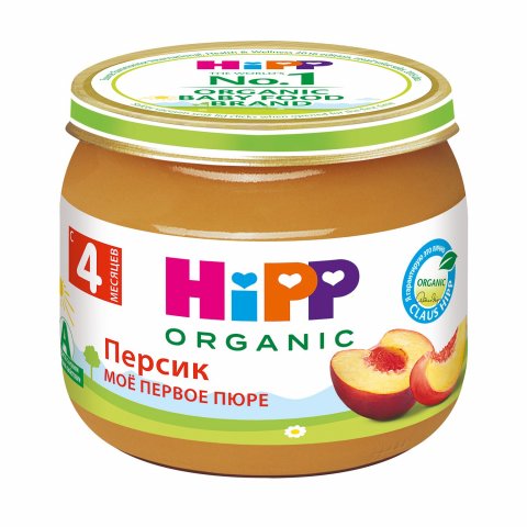Пюре Hipp Мое первое пюре персик 80г с 4 месяцев Пюре Hipp Мое первое пюре персик 80г с 4 месяцев