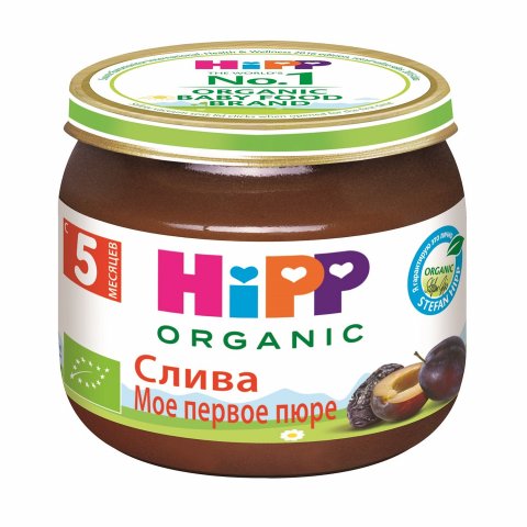 Пюре Hipp Мое первое пюре слива 80г с 5 месяцев Пюре Hipp Мое первое пюре слива 80г с 5 месяцев
