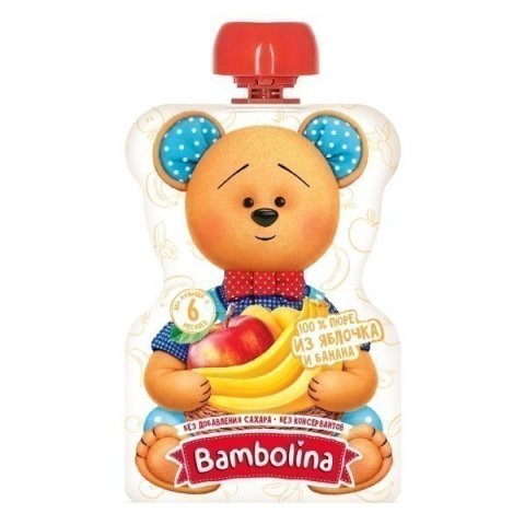 Пюре из сочного яблочка и персика Bambolina с 6 месяцев 100 гр. Пюре из сочного яблочка и персика Bambolina с 6 месяцев 100 гр.