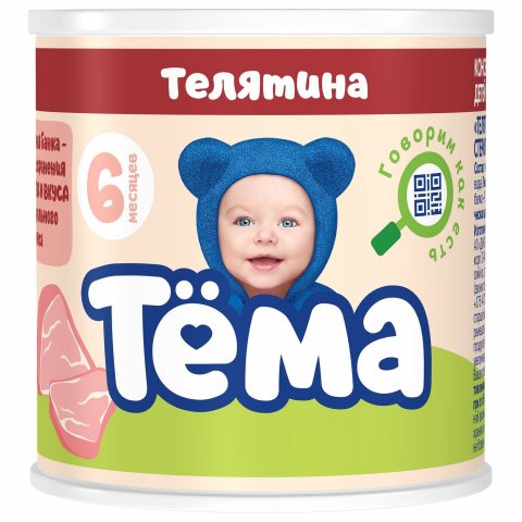 Пюре Тёма Телятина 90 г Пюре Тёма Телятина 90 г