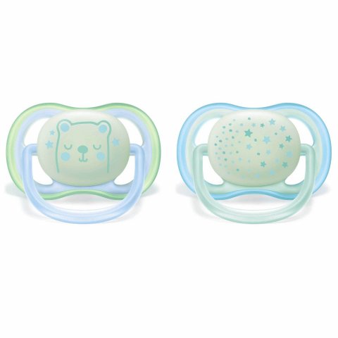 Пустышка Philips Avent ultra air night ночная с футляром для стерилизации с 0 до 6месяцев 2шт Пустышка Philips Avent ultra air night ночная с футляром для стерилизации с 0 до 6месяцев 2шт
