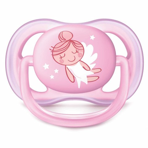 Пустышка Philips Avent Ultra Air с рисунком +футляр для стерилизации 0-6месяцев Пустышка Philips Avent Ultra Air с рисунком +футляр для стерилизации 0-6месяцев