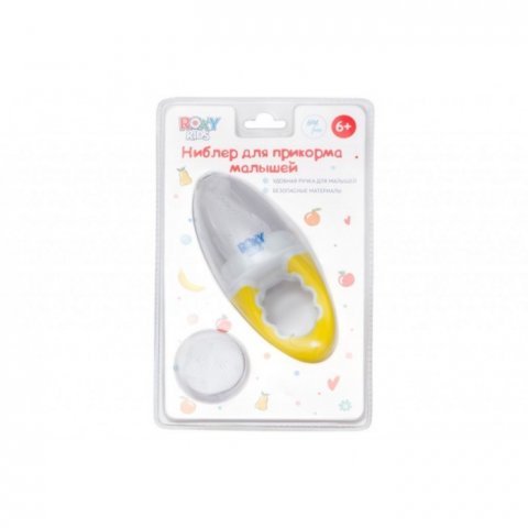 ROXY-KIDS Ниблер с сеточкой из полиэстера, с 6 месяцев желтый ROXY-KIDS Ниблер с сеточкой из полиэстера, с 6 месяцев желтый