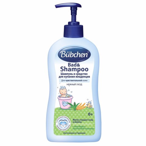 Шампунь-средство для купания Bubchen 400мл Шампунь-средство для купания Bubchen 400мл