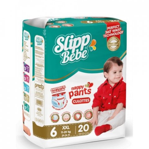 Slipp bebe Трусики 6 (11-25 кг) 20 шт Slipp bebe Трусики 6 (11-25 кг) 20 шт