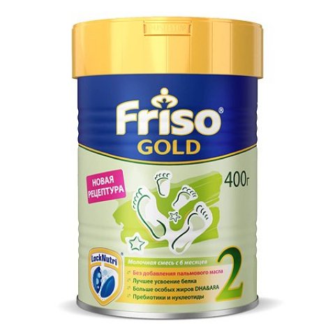 Смесь Friso Gold 2 LockNutri 400г с 6месяцев Смесь Friso Gold 2 LockNutri 400г с 6месяцев