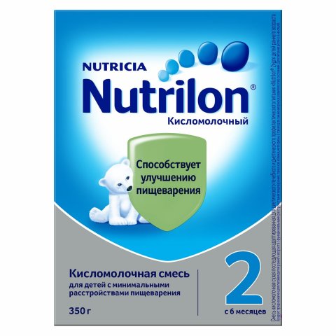 Смесь кисломолочная Nutrilon 2 с 6 месяцев 350г