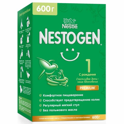 Смесь молочная Nestogen 1 с 0 месяцев 600г