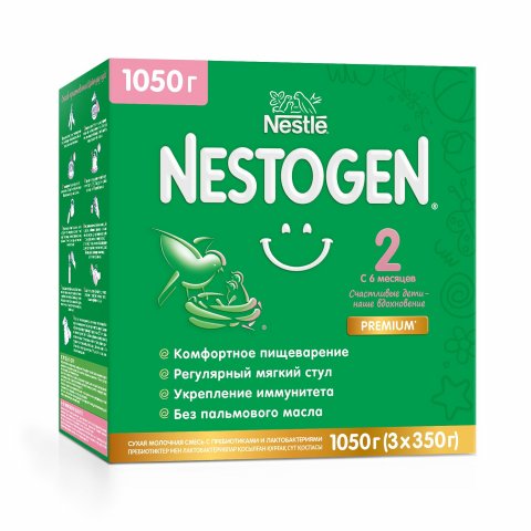 Смесь молочная Nestogen 2 1050г с 6месяцев Смесь молочная Nestogen 2 1050г с 6месяцев