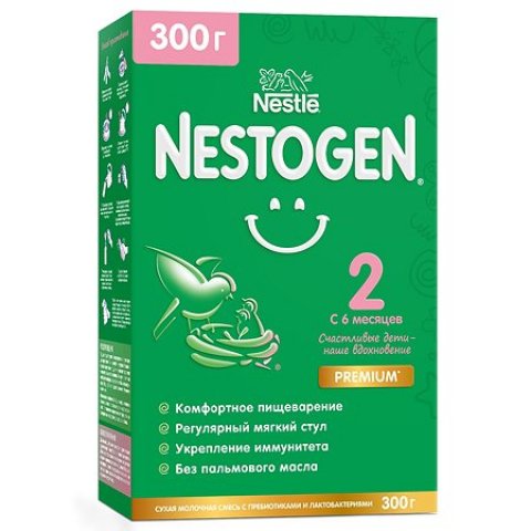 Смесь молочная Nestogen 2 300г с 6месяцев Смесь молочная Nestogen 2 300г с 6месяцев