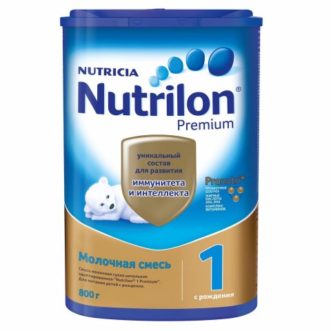 Смесь молочная Nutrilon 1 Premium с 0 месяцев 800г Смесь молочная Nutrilon 1 Premium с 0 месяцев 800г