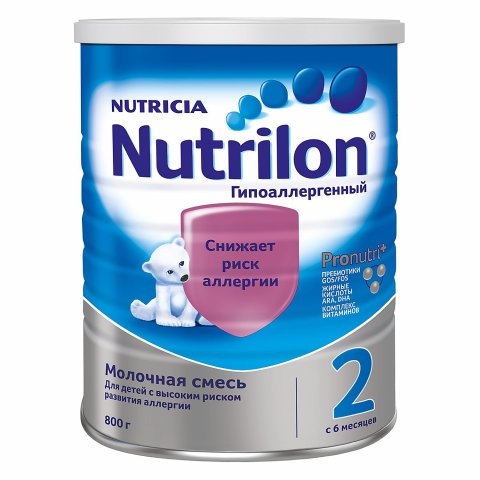 Смесь молочная Nutrilon 2 гипоаллергенная с 6 месяцев 800г Смесь молочная Nutrilon 2 гипоаллергенная с 6 месяцев 800г