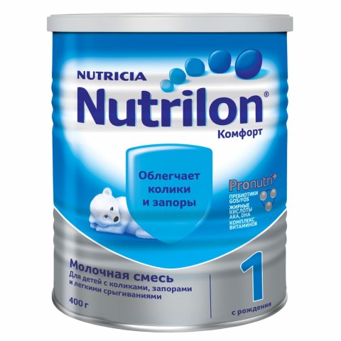 Смесь молочная Nutrilon Комфорт 1 с 0 месяцев 400г Смесь молочная Nutrilon Комфорт 1 с 0 месяцев 400г