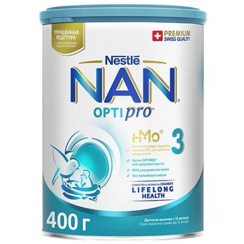 Смесь NAN 3 400г с 12месяцев Смесь NAN 3 400г с 12месяцев