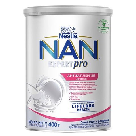 Смесь NAN Антиаллергия 400г с 0месяцев Смесь NAN Антиаллергия 400г с 0месяцев