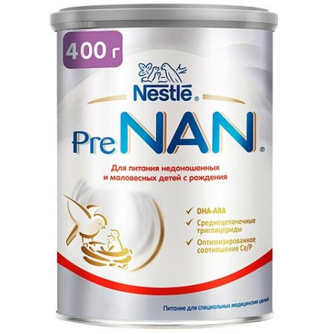 Смесь NAN PRE 400г с 0мес Смесь NAN PRE 400г с 0мес