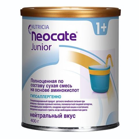 Смесь Nutricia Neocate Junior 400г c 12месяцев Смесь Nutricia Neocate Junior 400г c 12месяцев