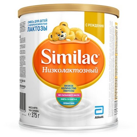 Смесь Similac низколактозная 375г с 0месяцев Смесь Similac низколактозная 375г с 0месяцев