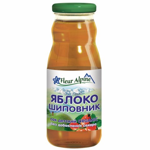 Сок Fleur Alpine яблоко-шиповник 0.2л с 5 месяцев Сок Fleur Alpine яблоко-шиповник 0.2л с 5 месяцев
