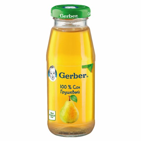 Сок Gerber груша 0.175л с 4 месяцев Сок Gerber груша 0.175л с 4 месяцев