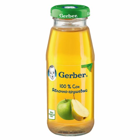 Сок Gerber яблоко груша 0.175л с 4месяцев Сок Gerber яблоко груша 0.175л с 4месяцев