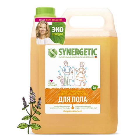 Средство для уборки Synergetic 5000мл Средство для уборки Synergetic 5000мл
