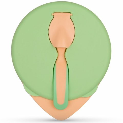 Тарелка BABOO c крышкой +ложка с 6месяцев Зеленый 9-012 Тарелка BABOO c крышкой +ложка с 6месяцев Зеленый 9-012