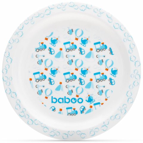Тарелка BABOO Transport с 6меcяцев 9-019 Тарелка BABOO Transport с 6меcяцев 9-019