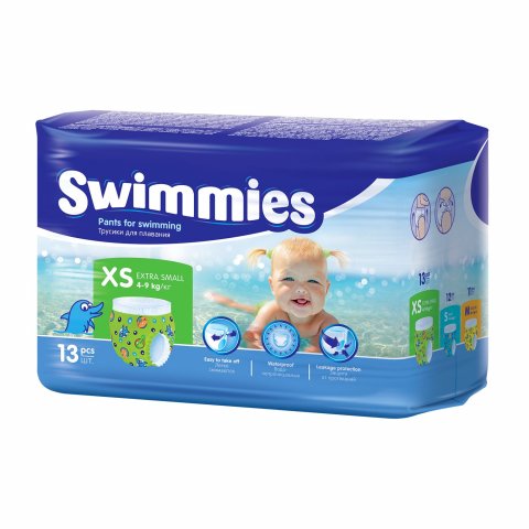 Трусики для плавания Helen Harper Swimmies XS 4-9кг 13шт Трусики для плавания Helen Harper Swimmies XS 4-9кг 13шт