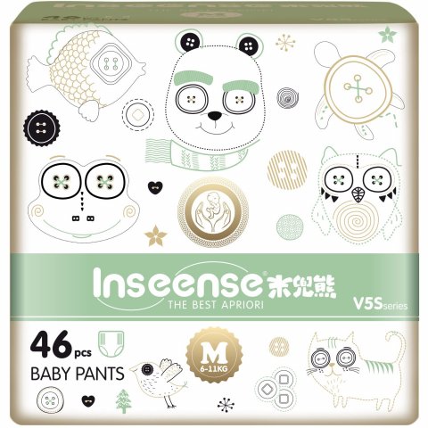 Трусики-подгузники INSEENSE V5S M 6-11кг 46шт Трусики-подгузники INSEENSE V5S M 6-11кг 46шт
