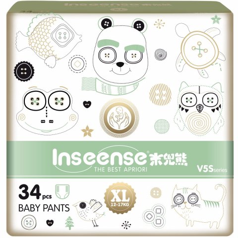 Трусики-подгузники INSEENSE V5S XL 12-17кг 34шт Трусики-подгузники INSEENSE V5S XL 12-17кг 34шт