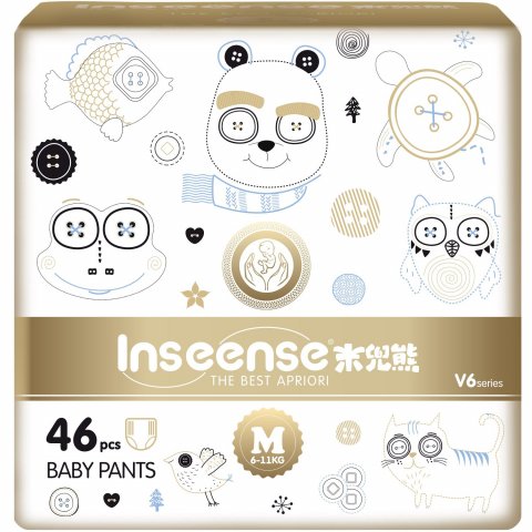Трусики-подгузники INSEENSE V6 M 6-11кг 46шт Трусики-подгузники INSEENSE V6 M 6-11кг 46шт