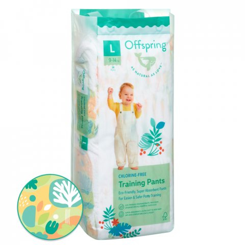 Трусики-подгузники Offspring L 9-14 кг 36 шт расцветка Лес Трусики-подгузники Offspring L 9-14 кг 36 шт расцветка Лес
