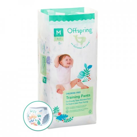 Трусики-подгузники Offspring M 6-11 кг 42 шт расцветка Джунгли Трусики-подгузники Offspring M 6-11 кг 42 шт расцветка Джунгли