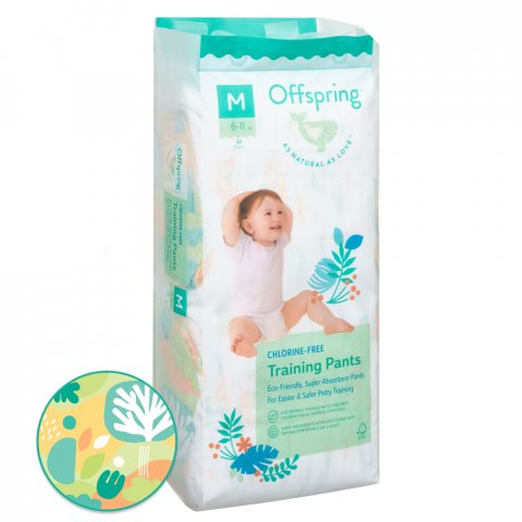 Трусики-подгузники Offspring M 6-11 кг 42 шт расцветка Лес Трусики-подгузники Offspring M 6-11 кг 42 шт расцветка Лес