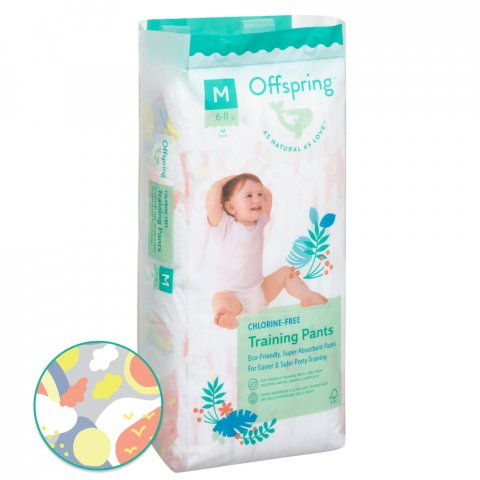 Трусики-подгузники Offspring M 6-11 кг 42 шт расцветка Небо Трусики-подгузники Offspring M 6-11 кг 42 шт расцветка Небо